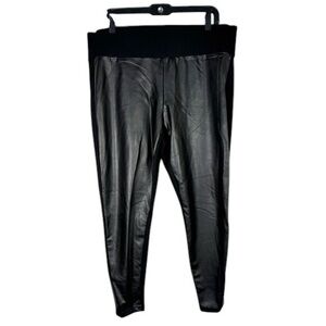 TORRID Black Faux Leather Leggings